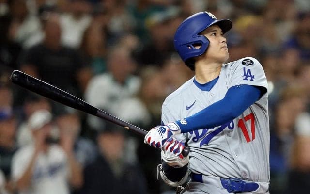 大谷翔平、自己＆球団最多更新の55号 最終戦でキング争い1本差肉薄 2戦ぶり豪快弾に敵地騒然