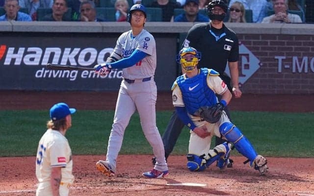 大谷翔平、自己最多55号　HR王へ1本差…球団新の一発に敵地騒然、9月10発目　敵地でもMVPコール