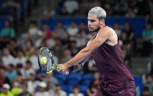 アルカラス 怪我の不安を感じさせない圧倒的な攻撃力を披露し4強「信じられないプレーができた」[木下グループジャパンオープン]