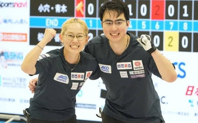 【カーリング】ミックスダブルスの五輪初出場なるか　日本代表となった小穴・青木の武器と勝負勘