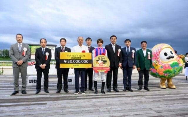 【白山大賞典】森師「目標はチャンピオンズカップ」ジャスパーロブスト、中9日出走で重賞初制覇