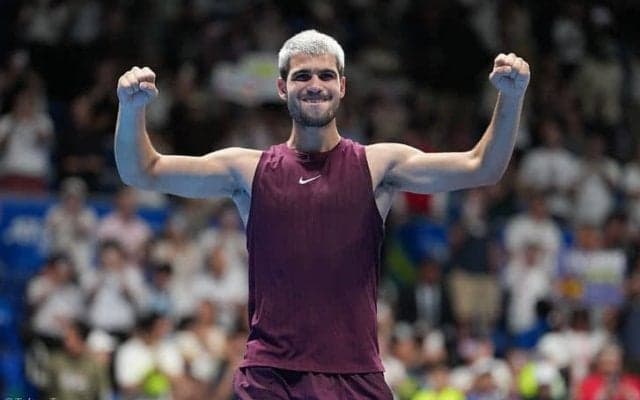 王者アルカラス 初来日でジャパンOP制覇！世界5位フリッツをストレートで撃破「まるでホームにいるかのよう」[木下グループジャパンオープン]