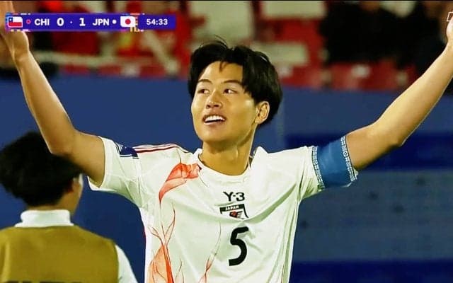 U-20日本代表、完全アウェイでU-20チリ代表に2ー0勝利！U-20W杯2連勝でGS突破　キャプテン・市原吏音が衝撃の“ど真ん中”PK弾