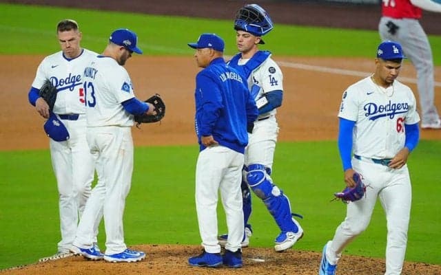 ド軍ブルペンにLA嘆き「シーズンと同じことを」　吹き飛ばした大勝ムード「恥ずかしすぎる」