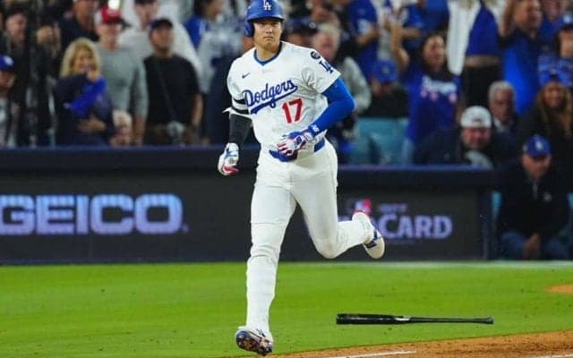 HR2発より…大谷翔平が真っ先に称えた“瞬間”　SNSを8連投、祝ったド軍の勝利