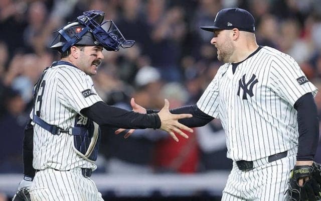 ヤンキース、薄氷の勝利で1勝1敗に　ジャッジは適時打で貢献…吉田正尚は代打安打