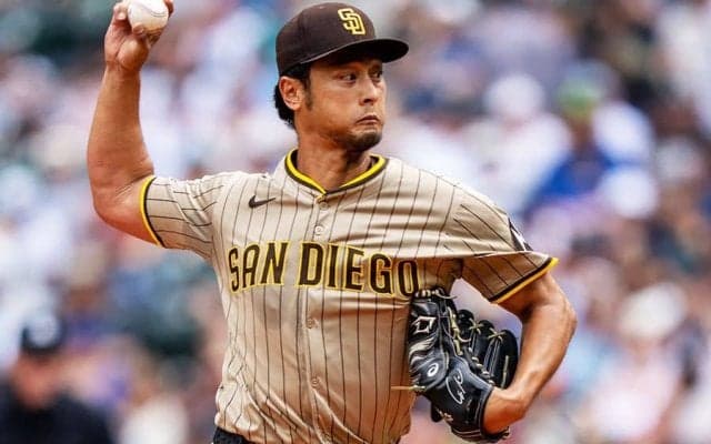 ダルビッシュ、自己最短1回0/3で無念の降板　WCS3戦目に先発も2失点…鈴木誠也に痛烈二塁打