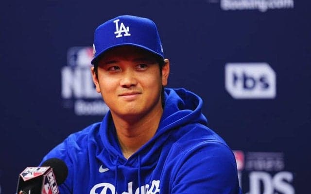 大谷翔平、敵地で珍回答炸裂「毎回思ってます」　アメリカンな発言に“相棒”もニッコリ