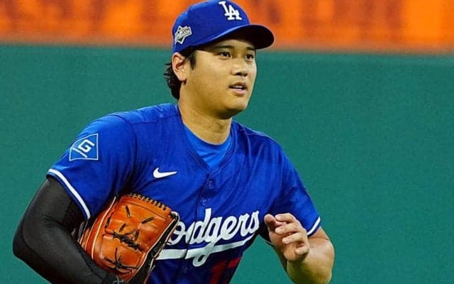 大谷翔平は「ハンサムだ」　米ファン思わずぽつり…漂う緊張感、Tシャツ越しに浮かぶ肉体