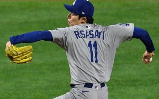 もう「置きに行く」姿は見られない　脅威の平均161キロと“激変”した佐々木朗希の守護神化「ドジャースにとってなんと強力な武器だ」