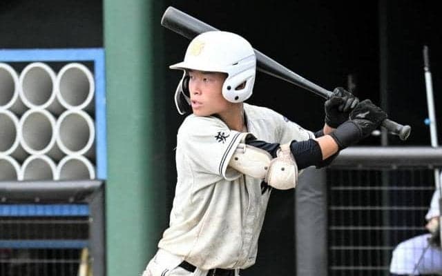 名前通り一番輝けた、実力発揮の下妻一・橋本選手　高校野球茨城大会