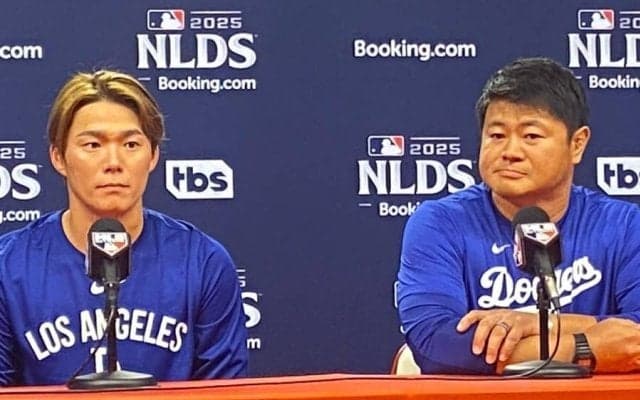 山本由伸、園田通訳に“感謝”　異例の転身、通訳2年目…称えた「影での努力」