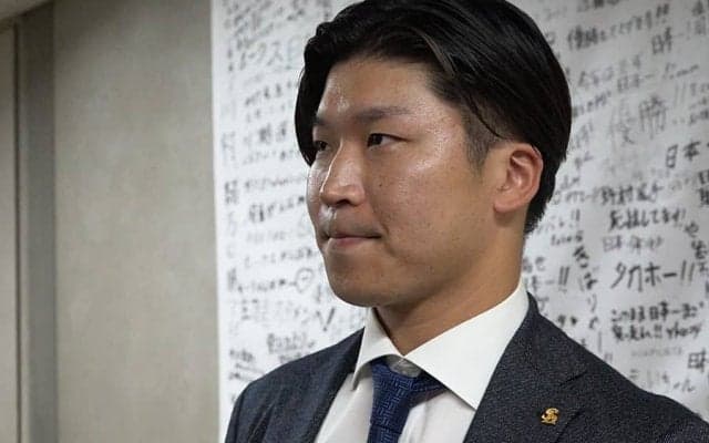 鷹・長谷川威展が戦力外　現役ドラフトで加入…今年3月にトミージョン手術で育成打診
