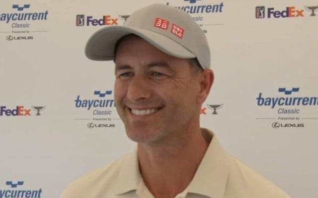 アダム・スコット「今週はいい一週間になりそう」　日本での上位進出に意欲