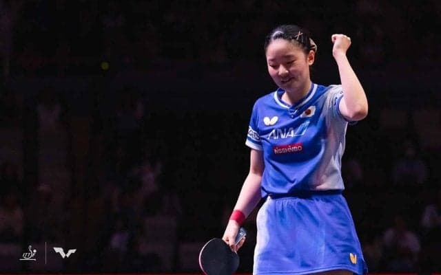 張本美和、現地メディアが振り返る中国撃破＆団体金奪取　世界女王・孫穎莎相手の逆転勝ちで「精神力とレベルの高さを証明」【アジア卓球選手権】