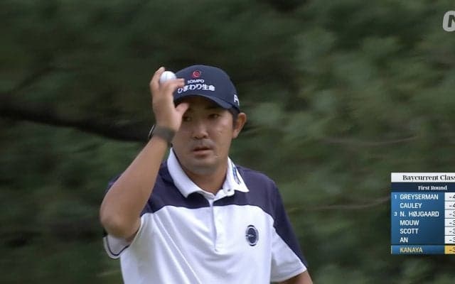 【動画】金谷拓実が3アンダー首位と1打差好発進 松山英樹は1オーバー【Baycurrent Classic Presented by LEXUS1日目】