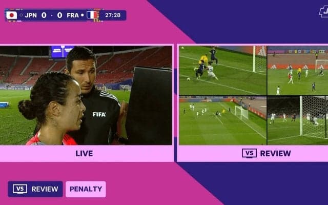 「背中と右手を引っ張ってる！」U-20日本代表“疑惑のPK判定”に実況・解説がヒートアップ「ユニが伸びてます！」「お互いってことですか…」