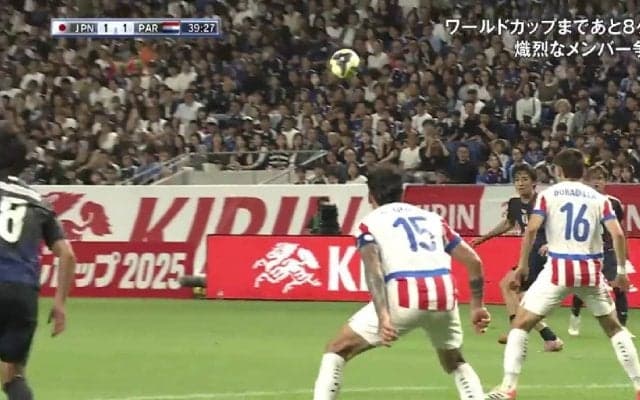 「神クロス」「精度えぐ」代表復帰の中村敬斗、超高精度クロスにSNS騒然「躍動してるやん」圧巻フェイントからの右足インスイングキックで決定機演出