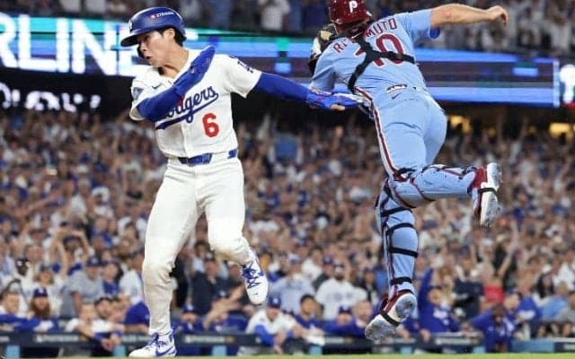 「命懸けで走った」ド軍キム・ヘソンの決勝ホーム　母国メディア「ロバーツ現役時代の『ザ・スティール』のような伝説の再現なるか」と大興奮