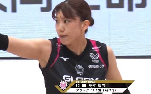 「カワイイだけじゃダメ？」話題の美女バレー選手、“速すぎる”スパイクが相手の顔面を直撃「すっ…速い」破壊力に放送席絶句