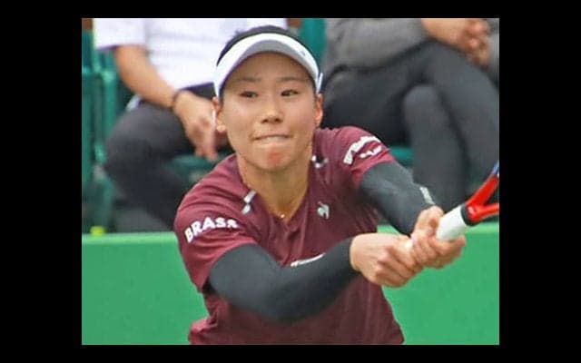 日比野菜緒 ジャパンOP初戦敗退