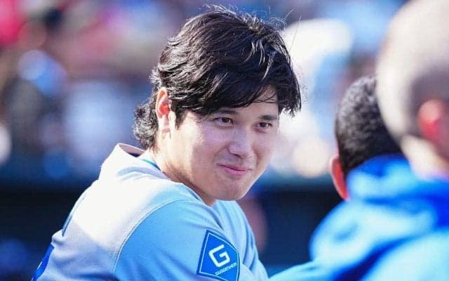 決戦前日、大谷翔平が“悪ガキ”発動　至近距離で捉えた1枚にSNS注目「歌舞伎俳優みたい」