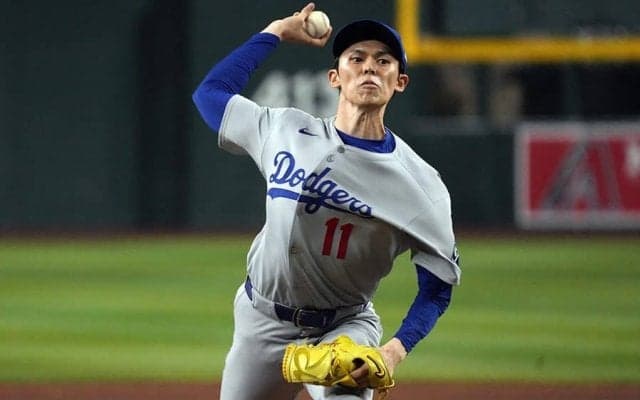 佐々木朗希の「存在感」　大谷翔平よりやたら大きい…LAメディアが投稿した1枚に反響