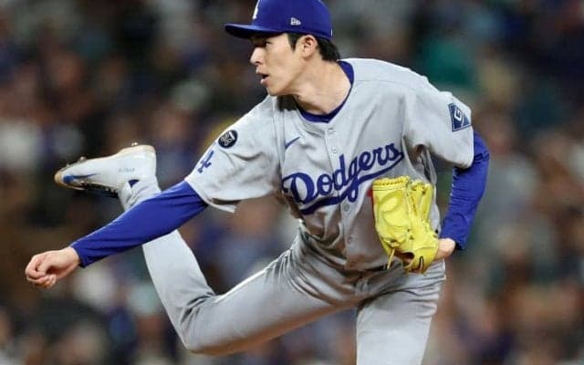 佐々木朗希、9回悔しい降板　トライネンが救援登板で1点差守り抜く　ドジャースがリーグ優勝決定シリーズ先勝