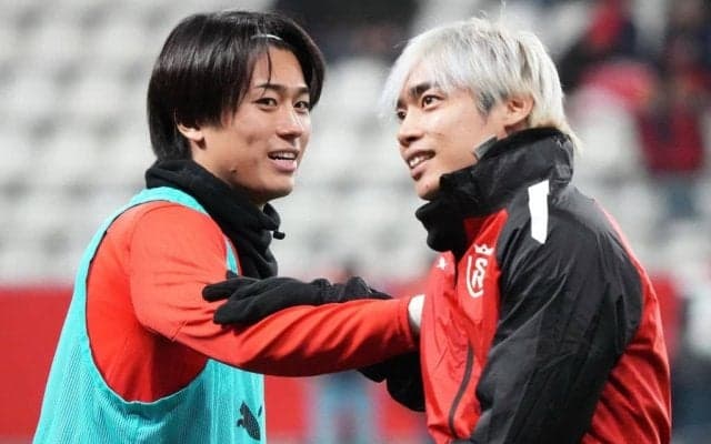 ブラジル翻弄“ランス兄弟”の｢絆｣健在の同点弾！ 伊東純也の完璧クロス→中村敬斗の右足ボレー弾に大コーフン！｢二人の笑顔泣いちゃうよ～｣｢ランス兄弟最高すぎ｣