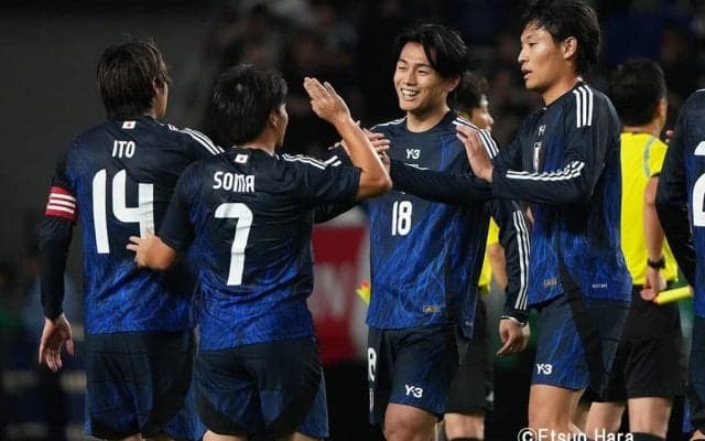 勝てない試合が3つ続いている日本、エース上田綺世のゴールで負け試合を引き分けに！