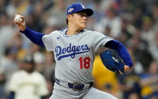 ドジャースが2連勝　山本由伸が完投、日本選手初　大谷翔平に適時打