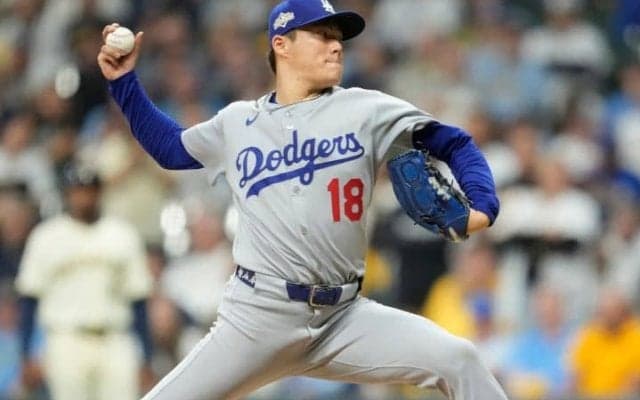 山本由伸、メジャー初の完投勝利！9回7奪三振1失点の力投でドジャース優勝決定シリーズ2勝「精神的な強さを感じました」先頭打者アーチにも動じない姿勢を中継解説も絶賛