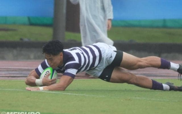 【ハイライト動画あり】明治大学、悪天候下で日本体育大学に勝利し今季2勝目。ラグビー関東大学対抗戦