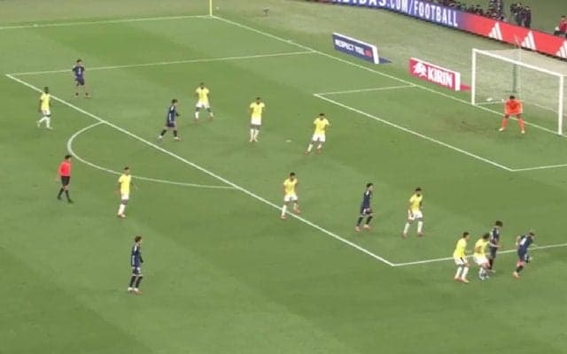 「久保が賢い」「良いアイデア」久保建英の“神ブロック”に脚光！堂安律の縦突破をサポートする“頭脳プレー”の一部始終