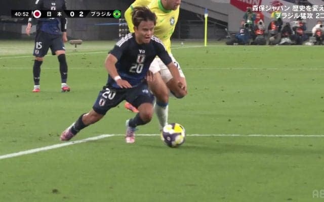 「ファウルだろ」久保建英、二度倒されるも連続ノーファウルで不満露わ「足いってる」「これは怒るわ」ファンも憤慨