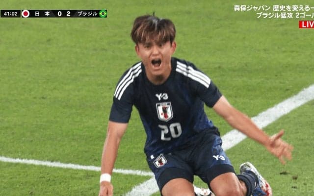 「勝ったからいいけど…」久保建英、激昂した“疑惑のジャッジ”に本音「公式戦では取ってほしい」足を踏まれ、押し倒されても連続ノーファウル判定