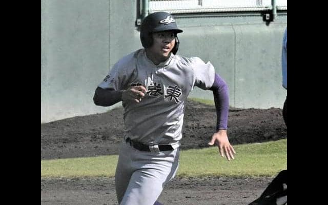 前打者申告敬遠の屈辱乗り越え2安打　反撃起点に、花巻東・古城選手