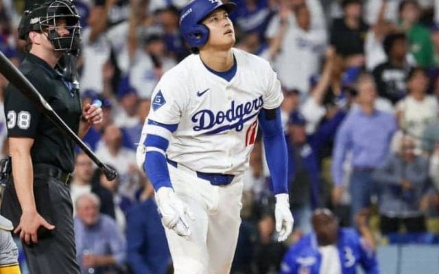 「この男には7億ドルの価値がある」大谷翔平、優勝決定シリーズMVP！先発試合で1試合3発＆7回途中10K、史上初の快挙に米驚愕　「史上最高の選手が史上最高の試合をしている」