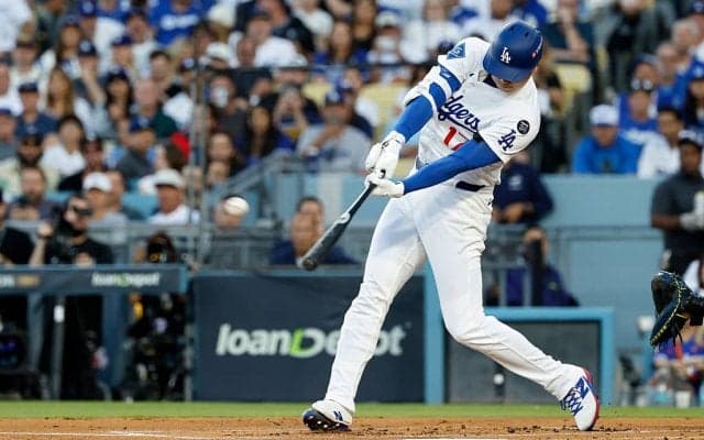 なんか爆発した？ 大谷翔平が「ヤバすぎる」爆速先頭弾で“異常事態”… ファン騒然「すごい爆音」「びっくりしたw」