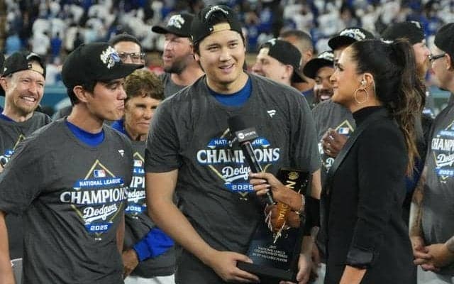 大谷翔平、二刀流MVPに「最高」　「野球面白いと思ってくれたら」