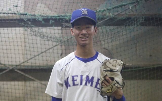 10球団から熱視線を送られる“完全試合右腕”中山優人（水戸啓明）は圧倒的な素材の良さがウリ！「プロでは先発で活躍したい」【ドラフト注目選手インタビュー】