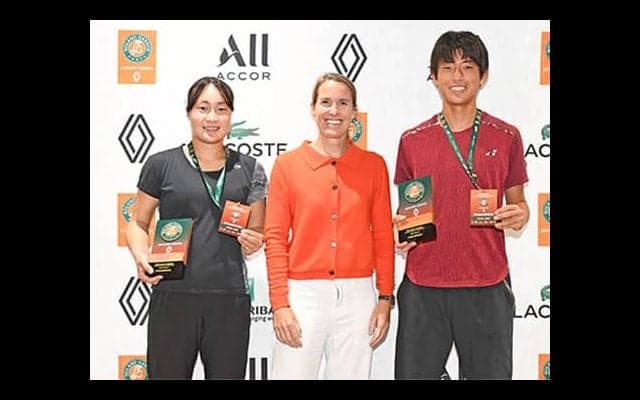  渡邉栞太と駒田唯衣、全仏Jr出場決定 