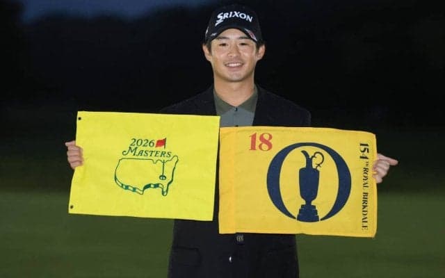片岡尚之が国内メジャー初制覇　夢だったマスターズと全英の切符獲得「本当に嬉しい」