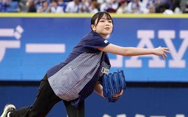 DeNAの新イベントに日向坂46山口陽世さんが登場　“熱烈ベイ推し”…ハマスタで2度始球式に登板