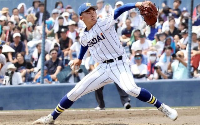 健大高崎の最速158キロ右腕、石垣元気は複数球団が1位指名か　ヤンキースらが関心も……NPB一本に絞る【プロ野球ドラフト会議2025】