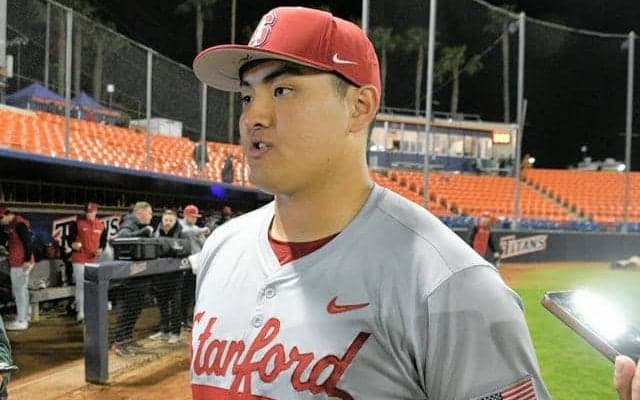 米大学の佐々木麟太郎を2球団が1位指名　ソフトバンクが交渉権獲得