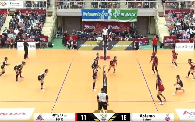 女子バレー、魔球サーブが炸裂 “急減速＆急落下”にリベロも腰砕け