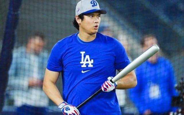 大谷翔平が敵地で「威嚇射撃」　万全の状態でWSへ…衝撃150m弾は「凄い破壊音」