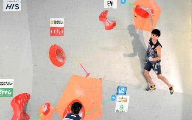 登る世界の頂点へ　五輪メダリストのトップクライマーらが飯塚で大会