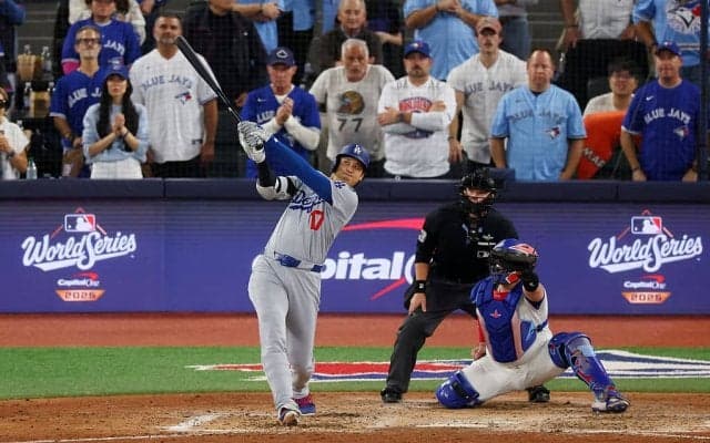 あれが入る…？ 大谷翔平に「絶望しかない」豪快変態弾→被弾した投手のリアクションが話題に「トラウマだろ」「見上げすぎ」